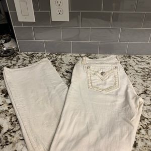 White Miss Me Jeans